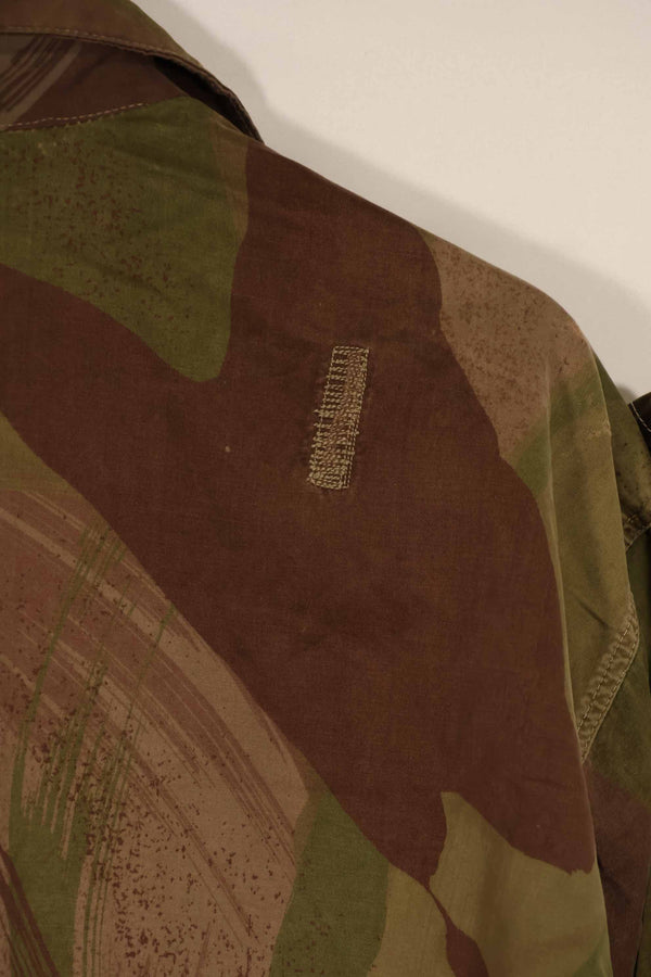 実物　1961年製　ARVN Windproof 迷彩　シャツ　薄手生地　ボタン欠損あり　レア品