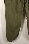 1967 Contract, M-R, Early Production, U.S. Military, M65 Field Pants, Cargo Pants, Hem Altered, Used