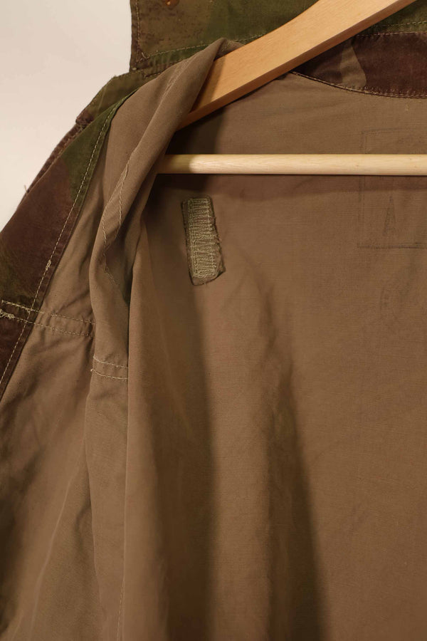 実物　1961年製　ARVN Windproof 迷彩　シャツ　薄手生地　ボタン欠損あり　レア品