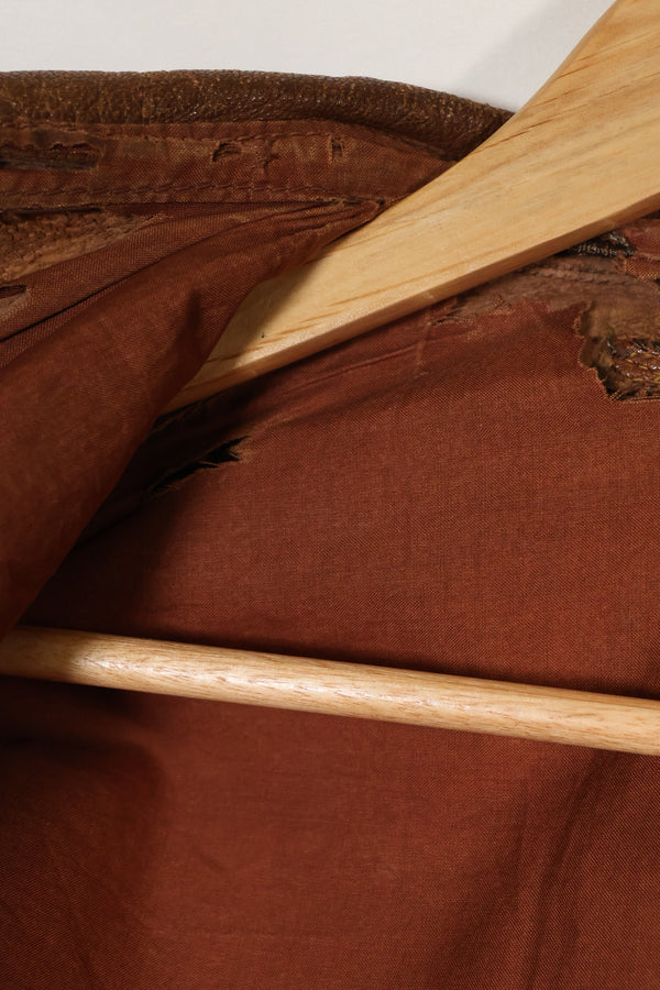 1940年代　サイズ 40　アメリカ陸軍航空隊 USAAF　A-2　フライトジャケット　スクアドロンパッチ付き　中古品