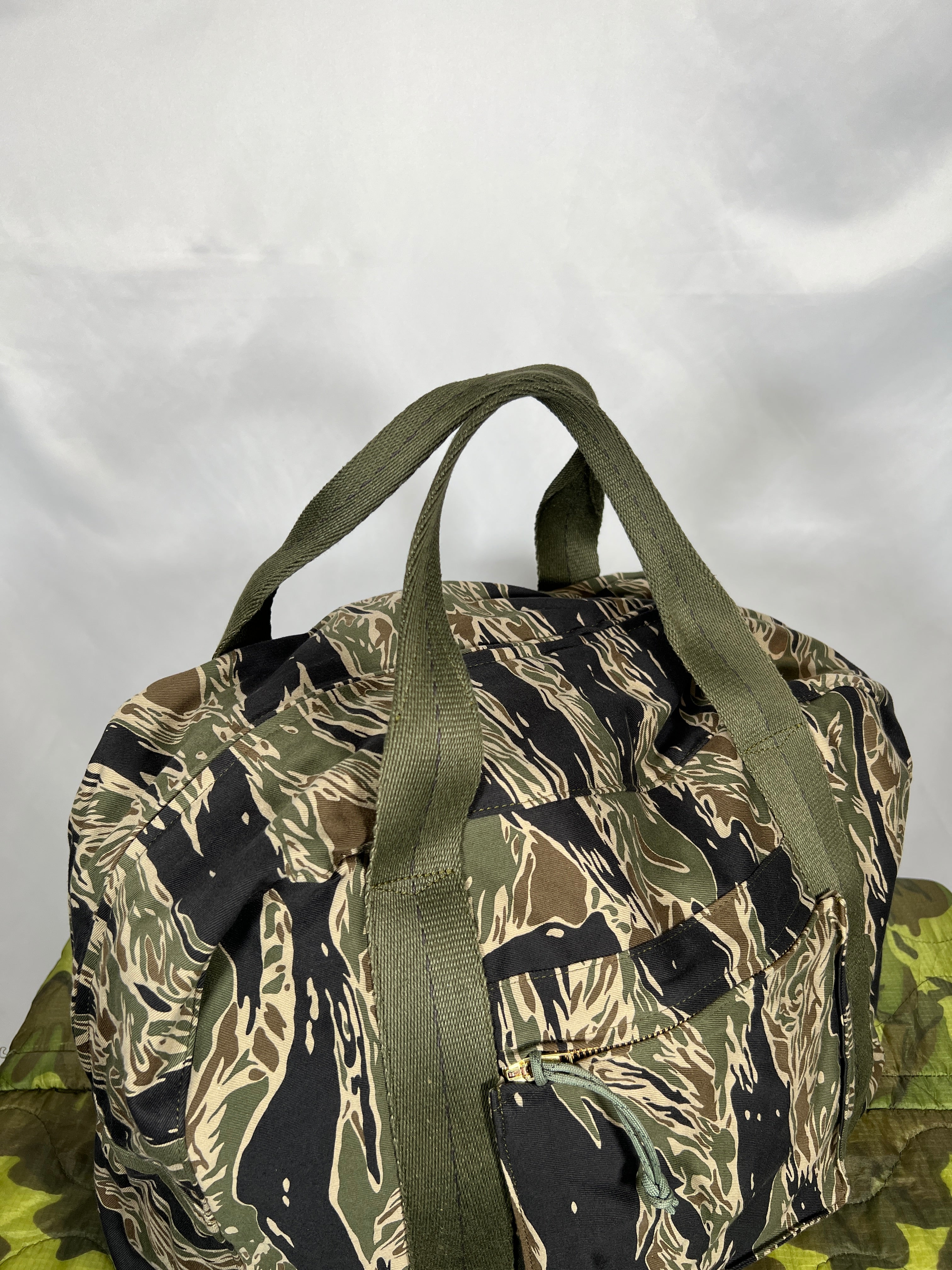 【2024年3月上旬頃納品】MILITARIA 1911 シルバータイガーストライプ　ローカルメイドバッグ　MADE IN JAPAN