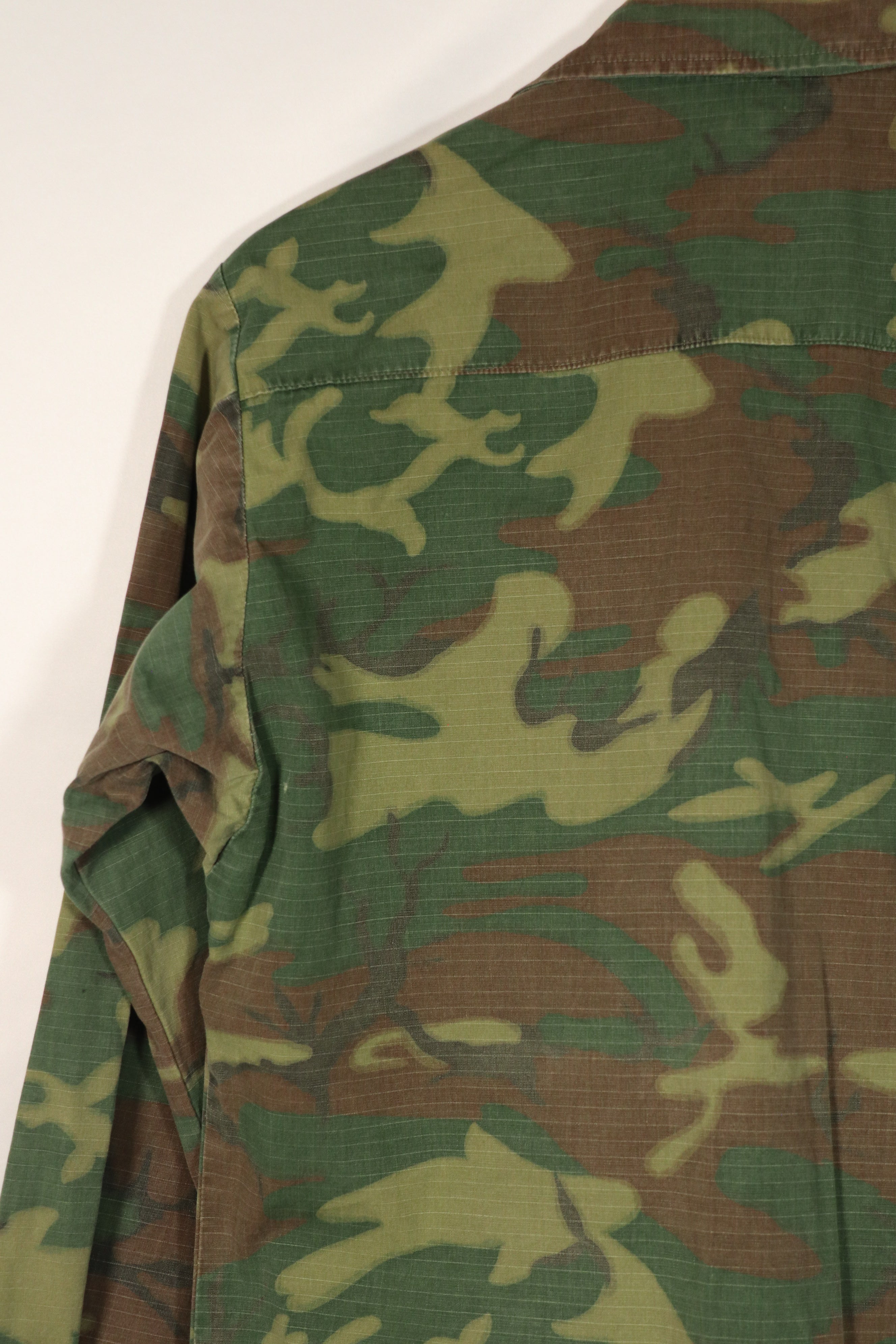 実物　1969年製　リップストップ　ERDL ジャングルファティーグ　ジャケット　中古品　S-R