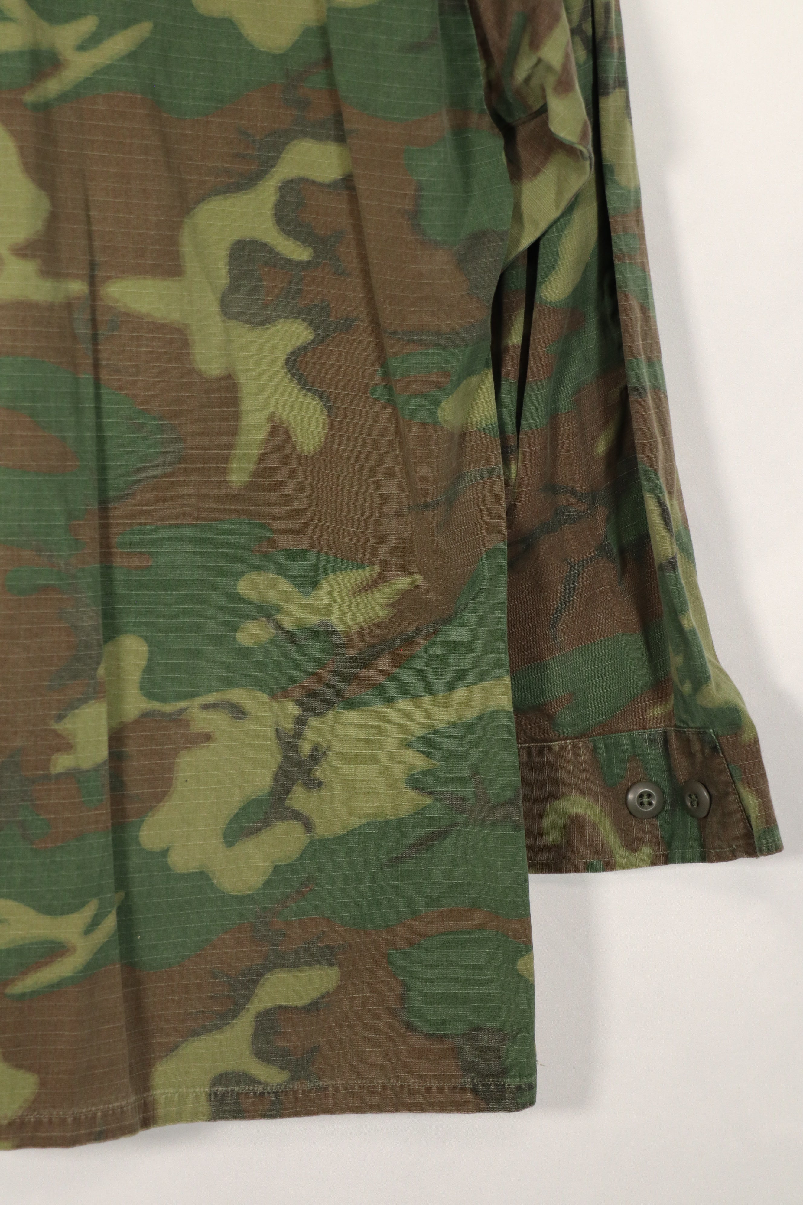 実物　1969年製　リップストップ　ERDL ジャングルファティーグ　ジャケット　中古品　S-R