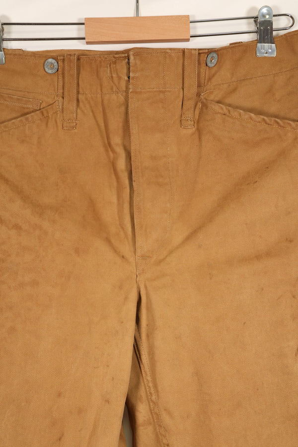 约1989年　布鲁克斯兄弟（Brooks Brothers）出品　美国陆军　斜纹裤　美西战争时期　当时未使用过的商品　按二手品处理