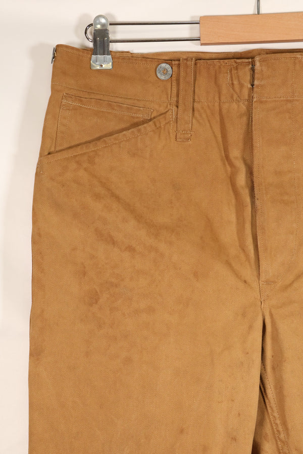 约1989年　布鲁克斯兄弟（Brooks Brothers）出品　美国陆军　斜纹裤　美西战争时期　当时未使用过的商品　按二手品处理