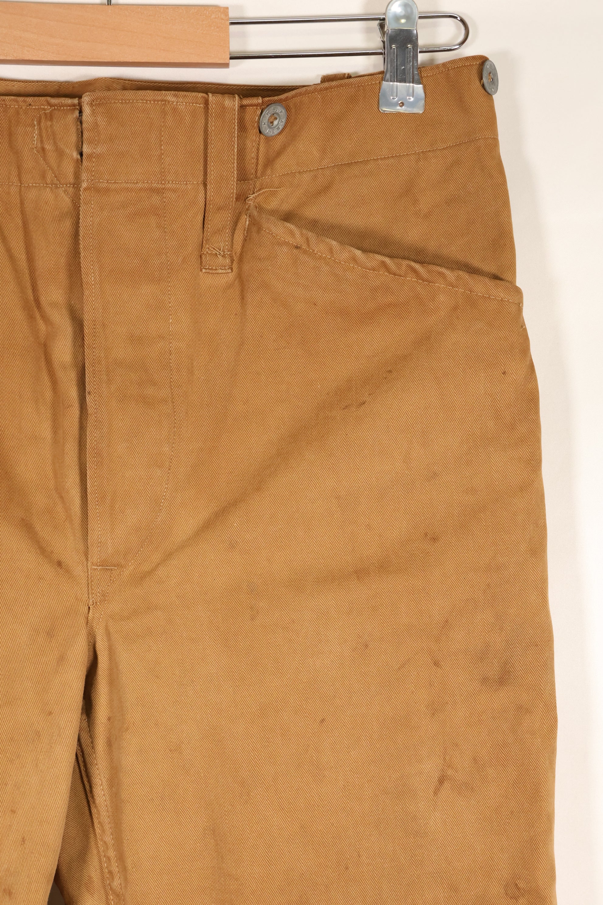 约1989年　布鲁克斯兄弟（Brooks Brothers）出品　美国陆军　斜纹裤　美西战争时期　当时未使用过的商品　按二手品处理