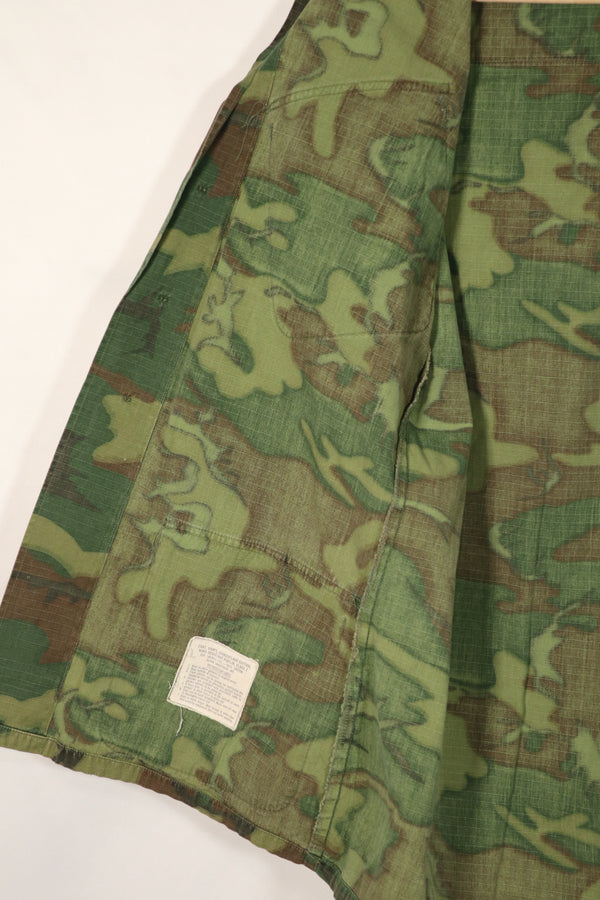 実物　1969年製　リップストップ　ERDL ジャングルファティーグ　ジャケット　中古品　S-R