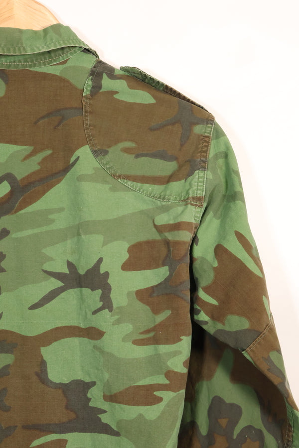1960年代　ポップリン製　ARVN リーフ迷彩　シャツ　薄手生地　レア品　中古品