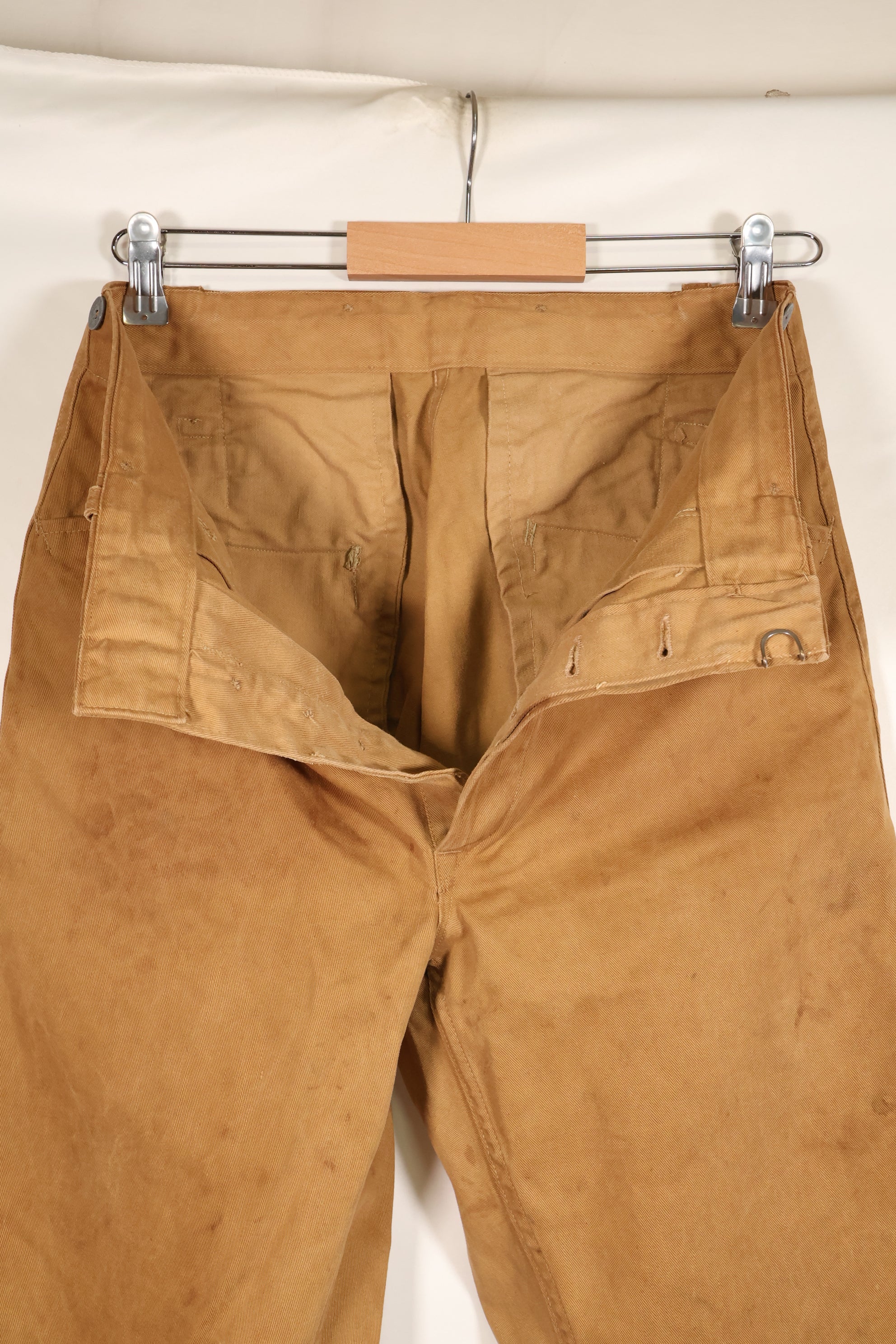 约1989年　布鲁克斯兄弟（Brooks Brothers）出品　美国陆军　斜纹裤　美西战争时期　当时未使用过的商品　按二手品处理