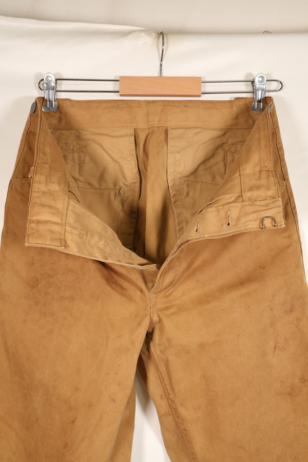 约1989年　布鲁克斯兄弟（Brooks Brothers）出品　美国陆军　斜纹裤　美西战争时期　当时未使用过的商品　按二手品处理