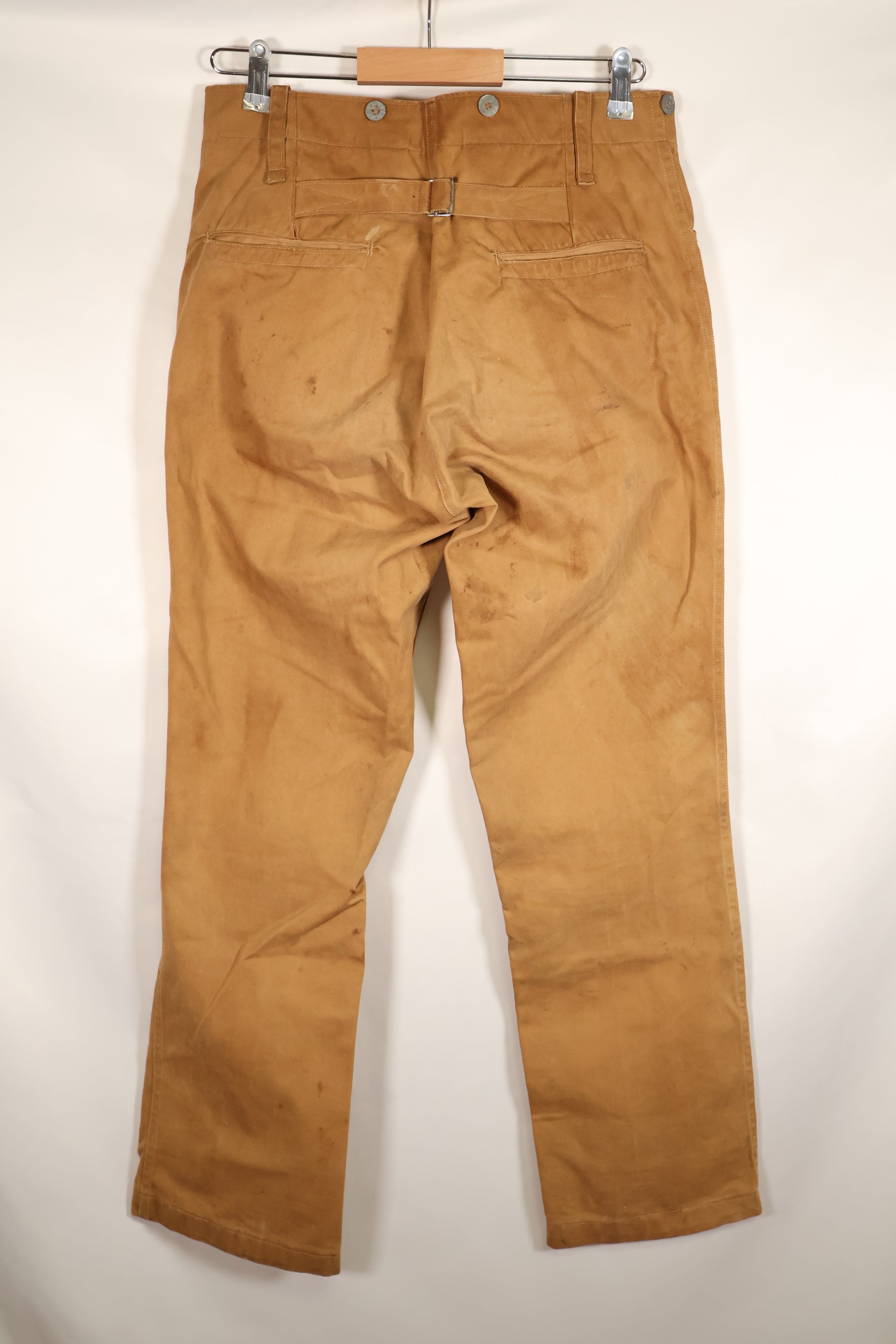 约1989年　布鲁克斯兄弟（Brooks Brothers）出品　美国陆军　斜纹裤　美西战争时期　当时未使用过的商品　按二手品处理