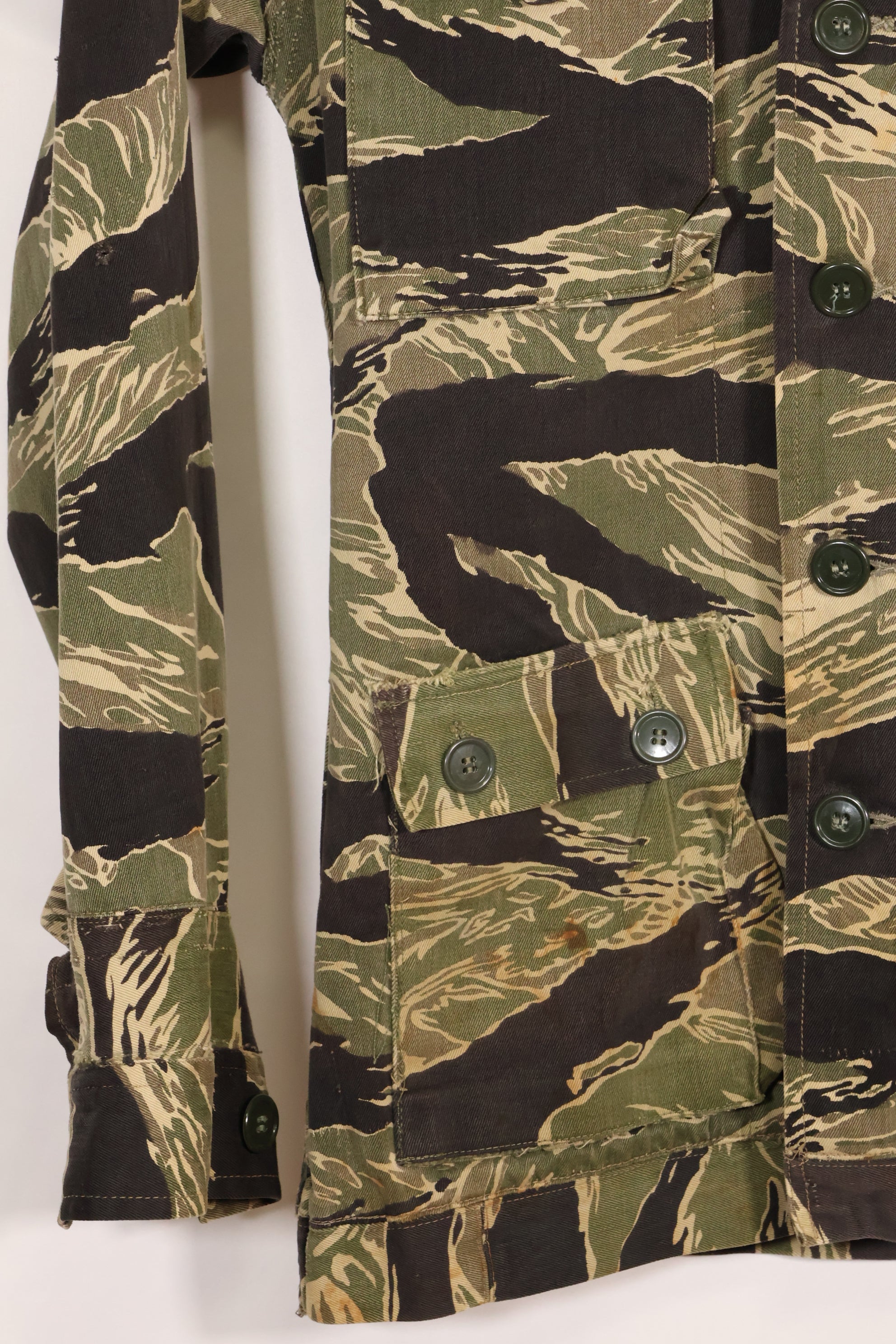 1960年代　ローカル改造　沖縄タイガーパターン　タイガーストライプ　ジャケット C-1 マイクフォース　中古品