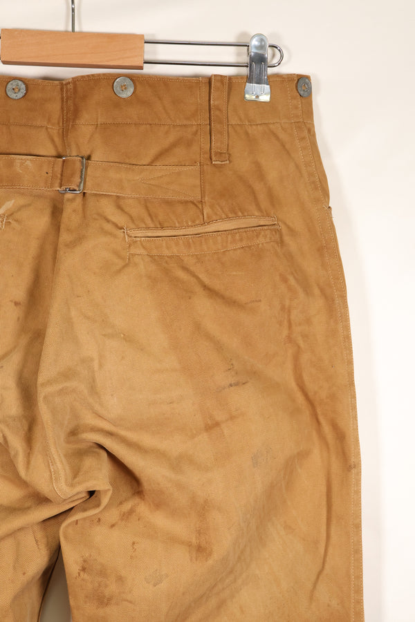 约1989年　布鲁克斯兄弟（Brooks Brothers）出品　美国陆军　斜纹裤　美西战争时期　当时未使用过的商品　按二手品处理