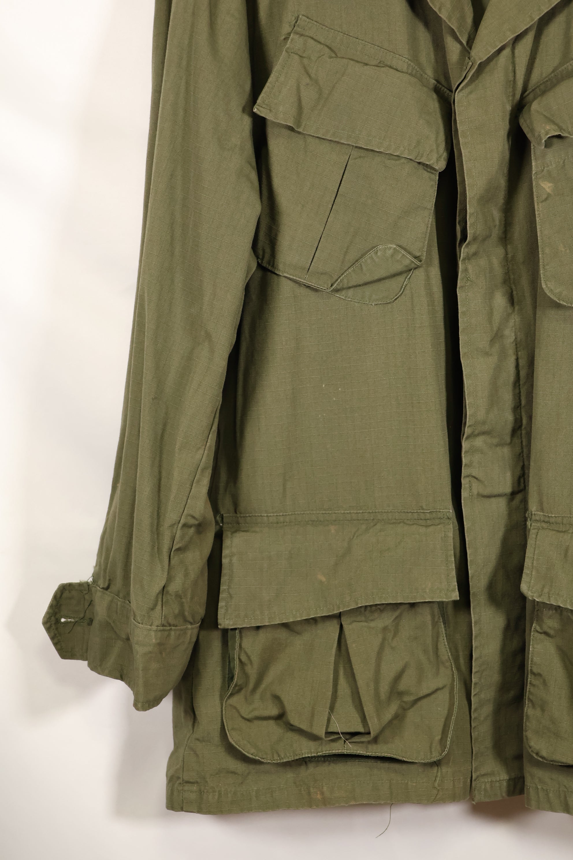 1968 Contract M-R Ripstop 4th Model Jungle Fatigue Jacket Used