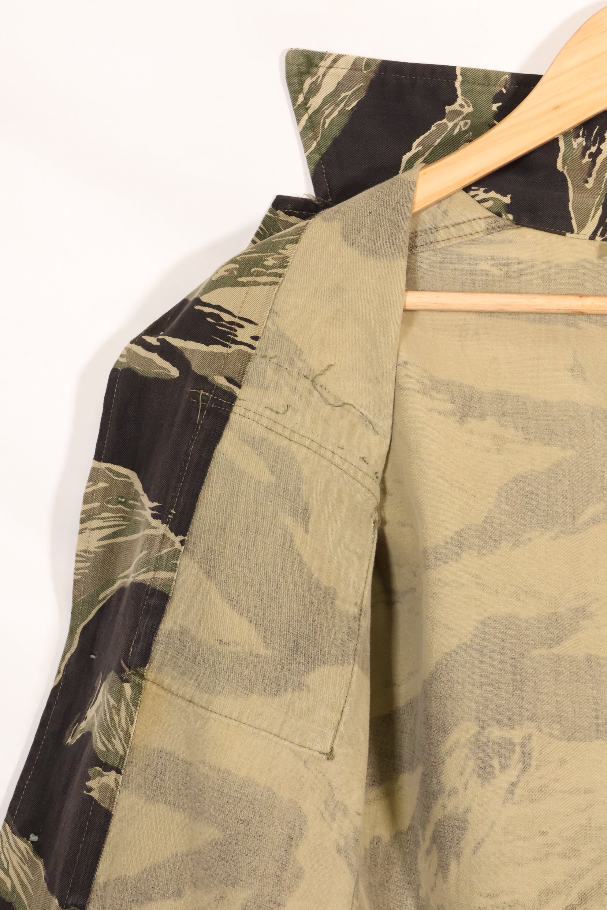 1960年代　ローカル改造　沖縄タイガーパターン　タイガーストライプ　ジャケット C-1 マイクフォース　中古品