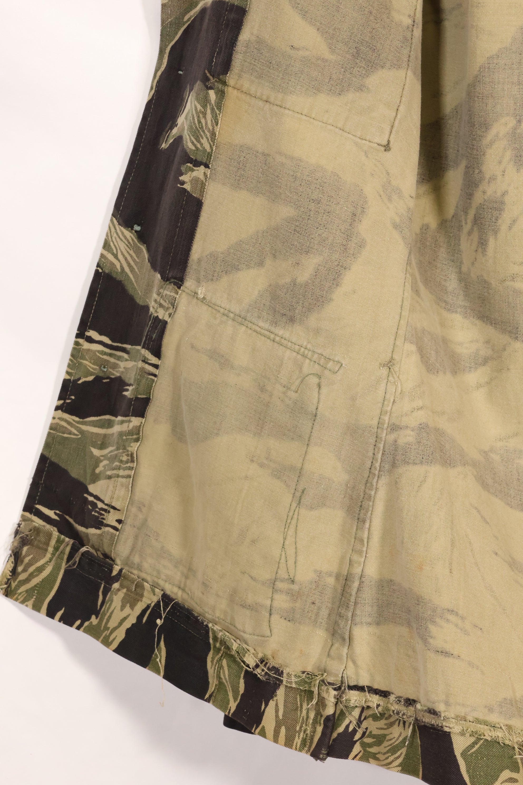 1960年代　ローカル改造　沖縄タイガーパターン　タイガーストライプ　ジャケット C-1 マイクフォース　中古品