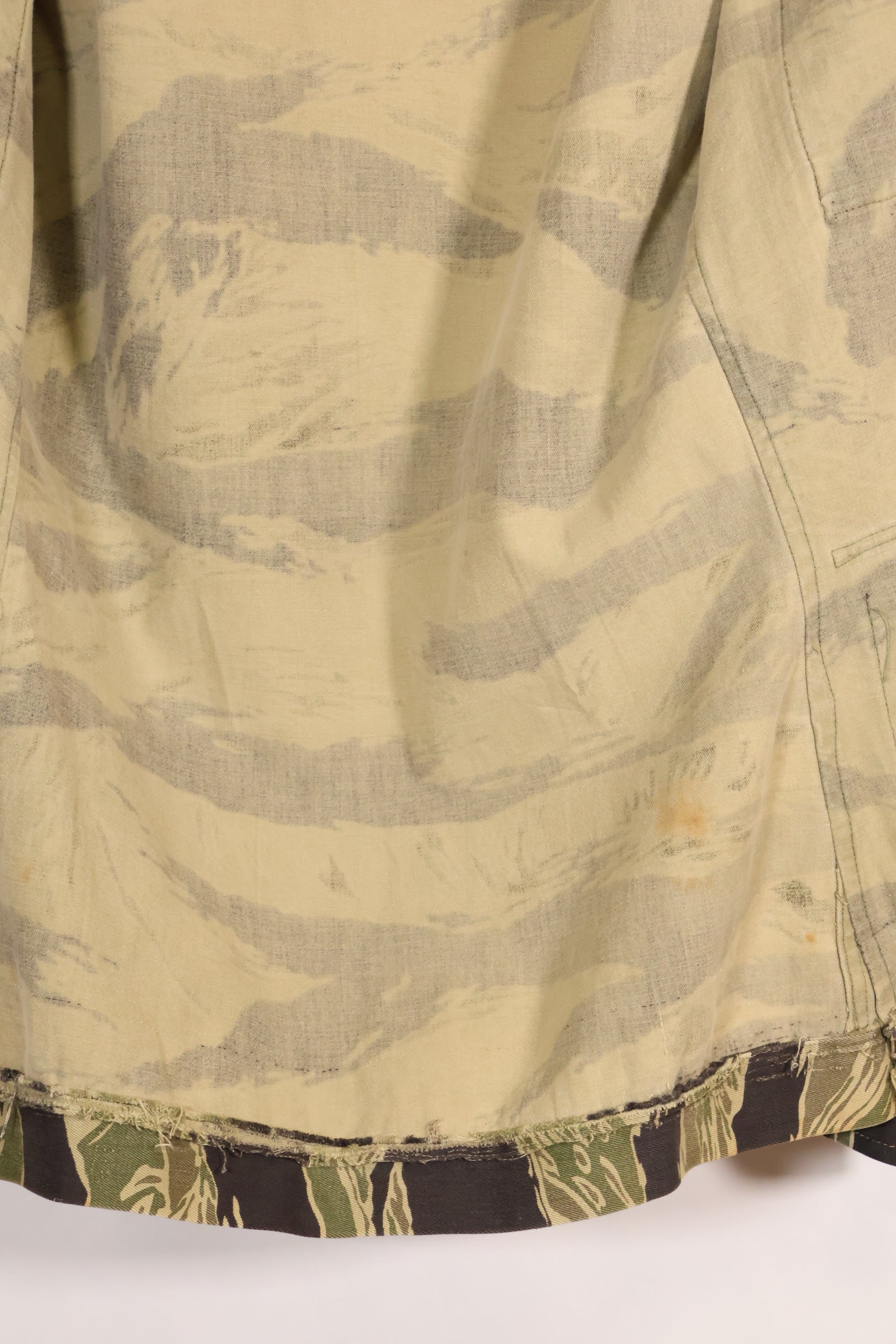 1960年代　ローカル改造　沖縄タイガーパターン　タイガーストライプ　ジャケット C-1 マイクフォース　中古品