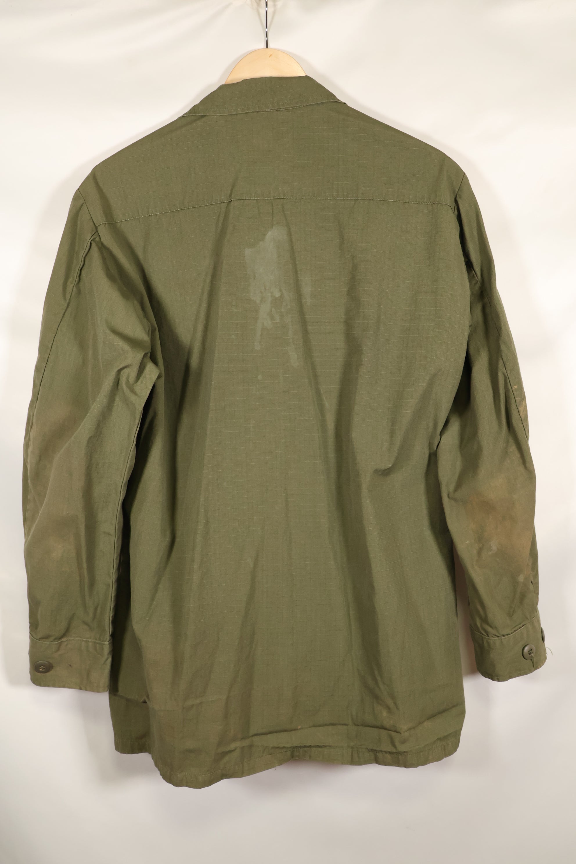 1968 Contract M-R Ripstop 4th Model Jungle Fatigue Jacket Used