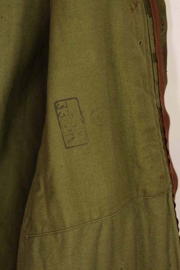 実物　フランス軍　インドシナ戦争　リザード迷彩　TAP 47/54　空挺ジャケット　中古品