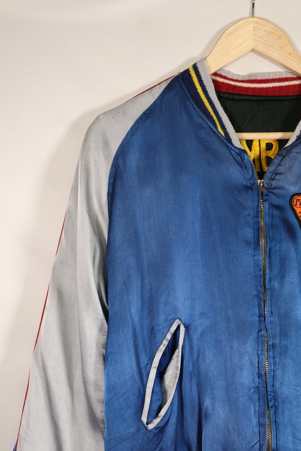 1950s U.S. Air Force 17th Bomb Wing Black Knights Korea Tour Jacket Used