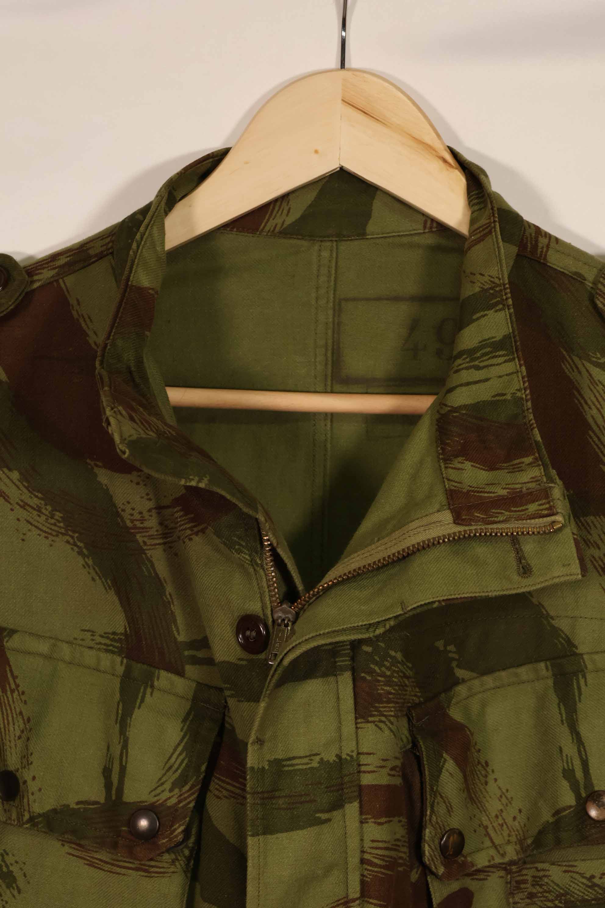 実物　1950年代　フランス軍　インドシナ戦争　リザード迷彩　TAP 47/53　空挺ジャケット
