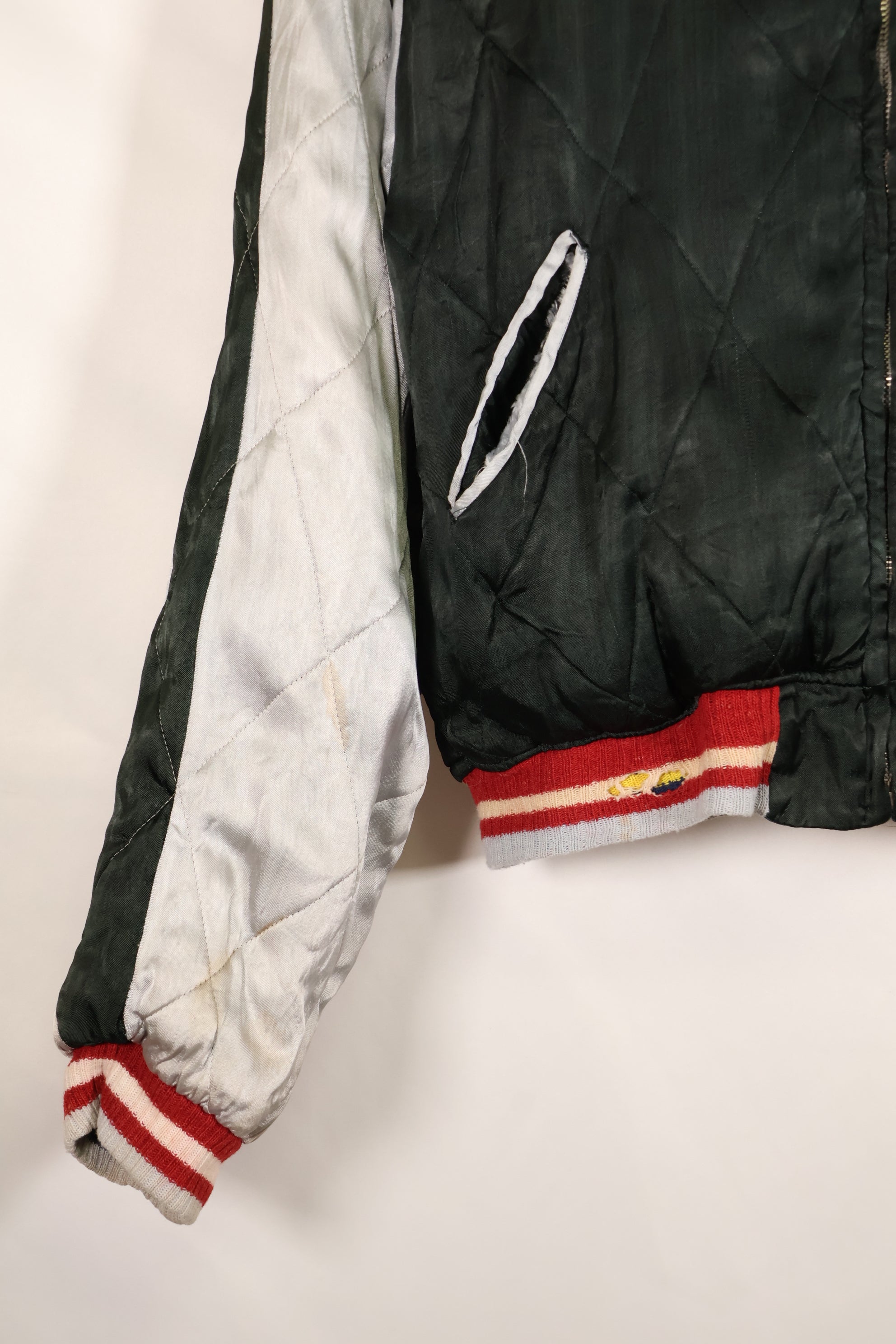 1950s U.S. Air Force 17th Bomb Wing Black Knights Korea Tour Jacket Used