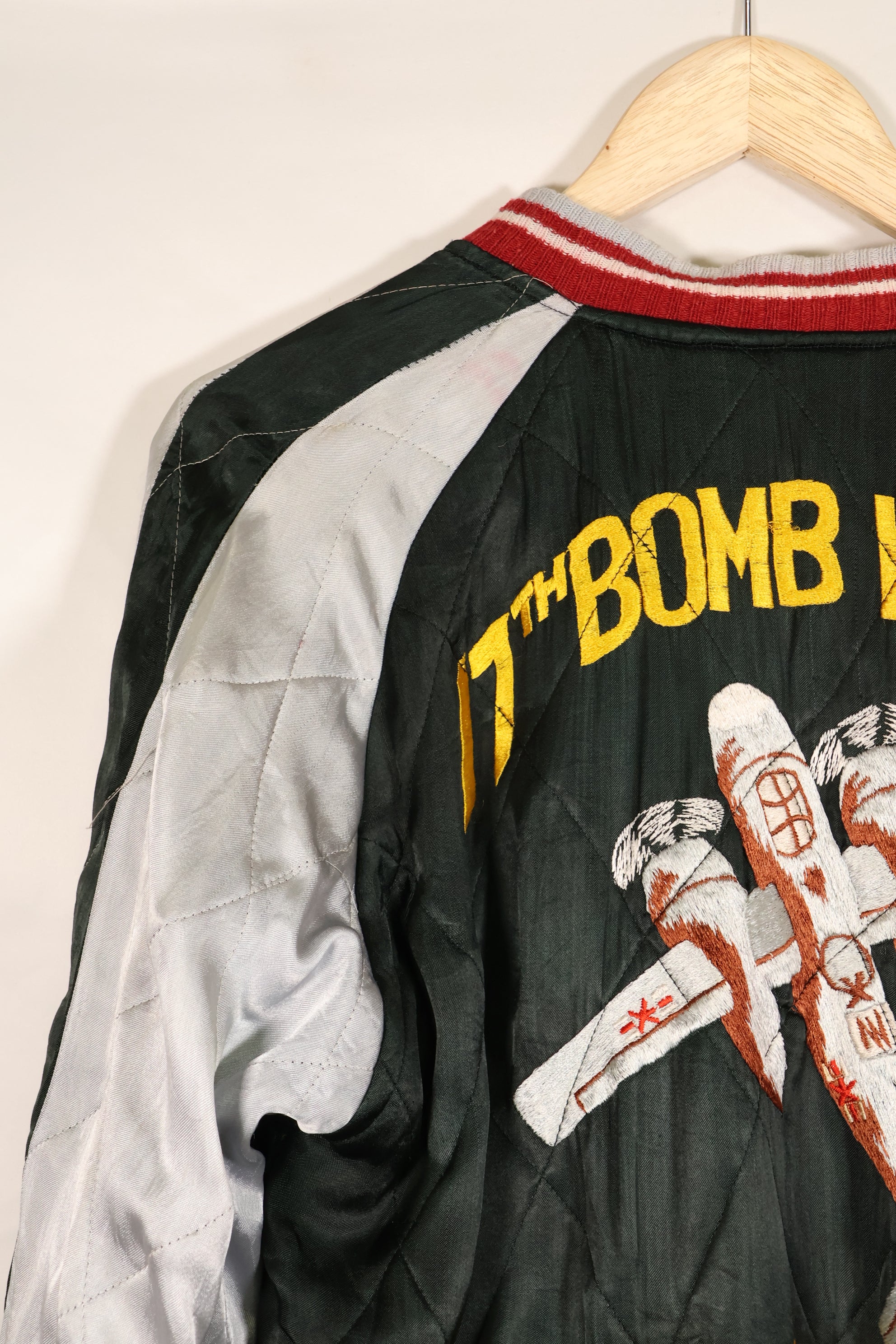 1950s U.S. Air Force 17th Bomb Wing Black Knights Korea Tour Jacket Used