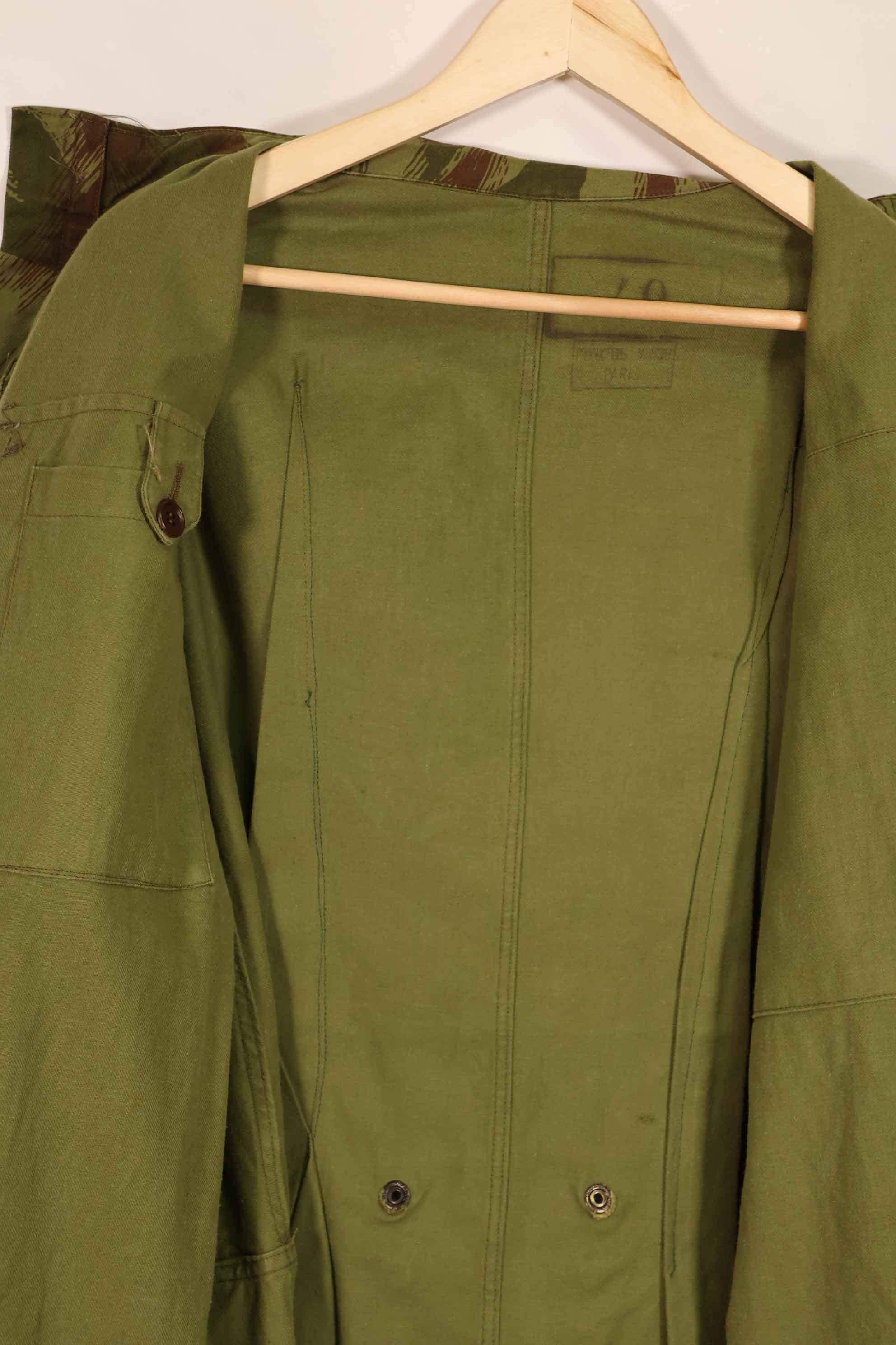 実物　1950年代　フランス軍　インドシナ戦争　リザード迷彩　TAP 47/53　空挺ジャケット