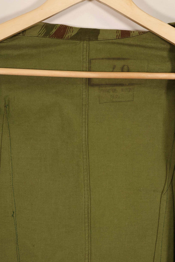 実物　1950年代　フランス軍　インドシナ戦争　リザード迷彩　TAP 47/53　空挺ジャケット