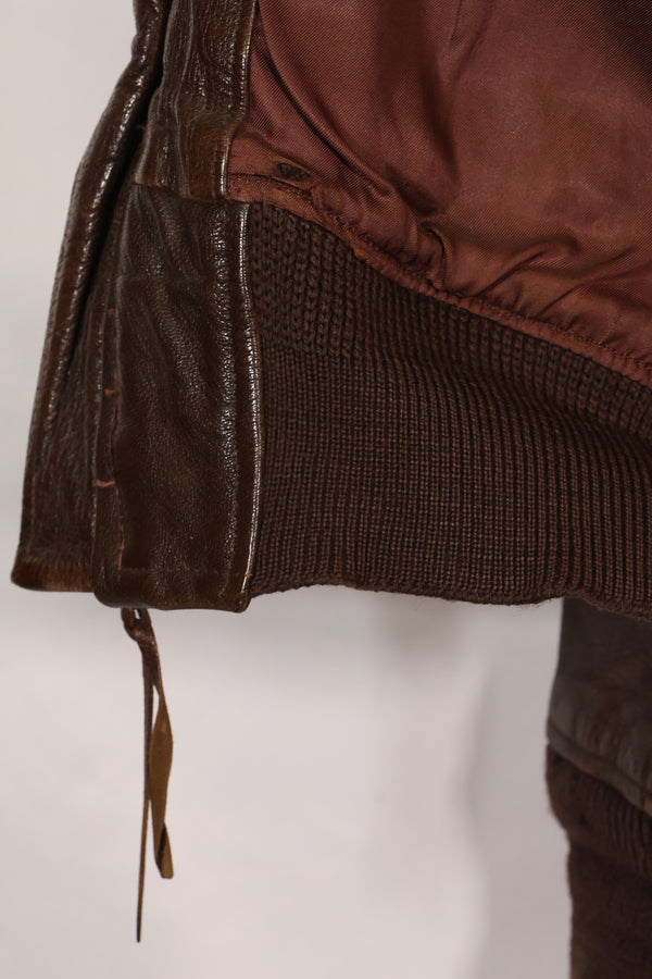 Circa 1943-45 US Navy AN-J-3a flight jacket, rare, good condition, used.