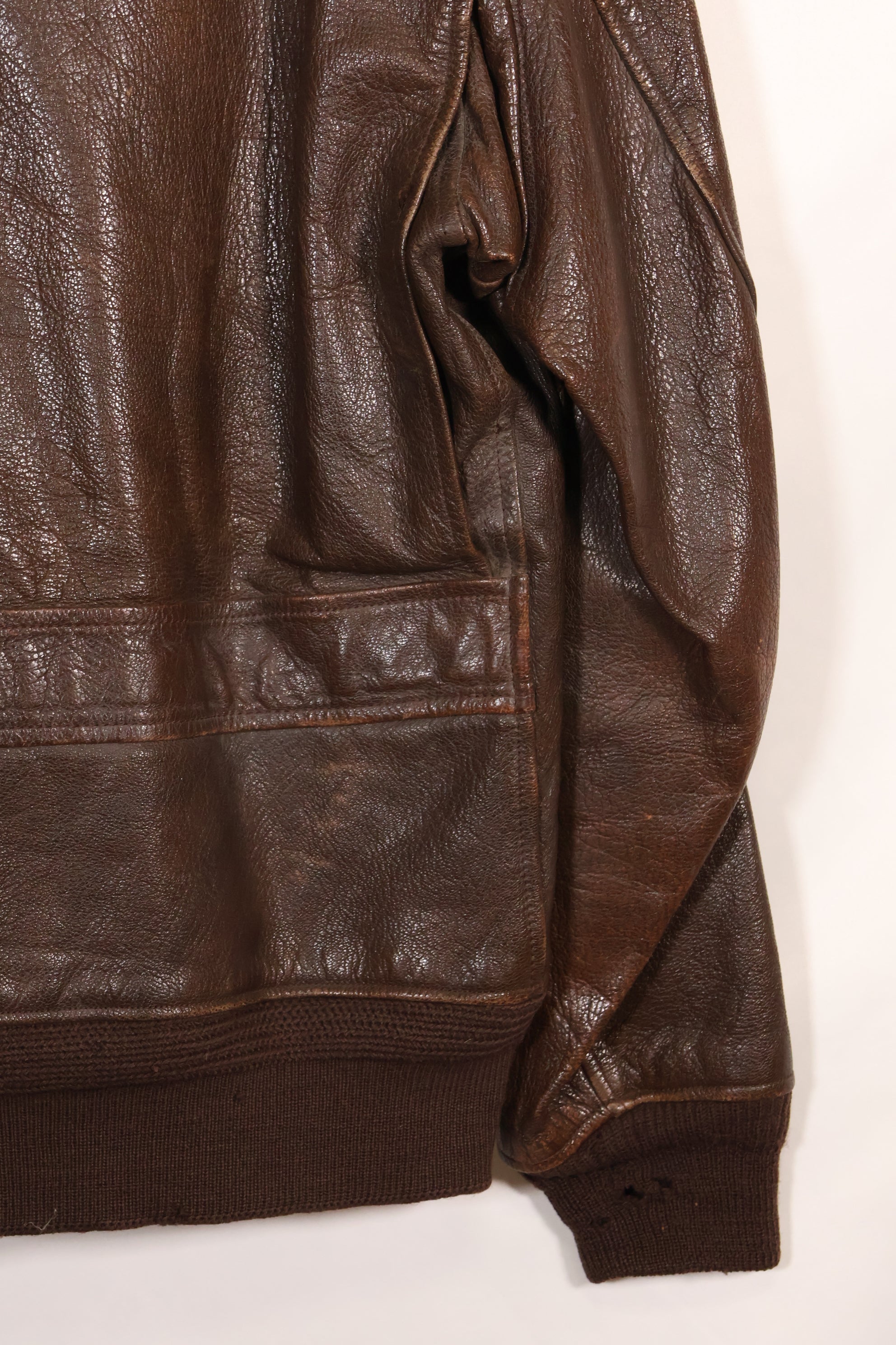 Circa 1943-45 US Navy AN-J-3a flight jacket, rare, good condition, used.