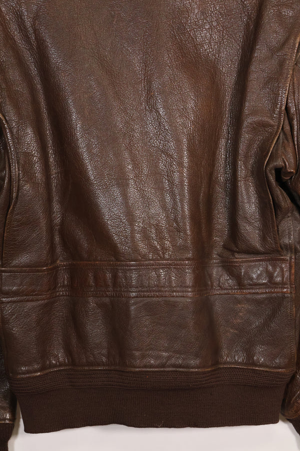 Circa 1943-45 US Navy AN-J-3a flight jacket, rare, good condition, used.