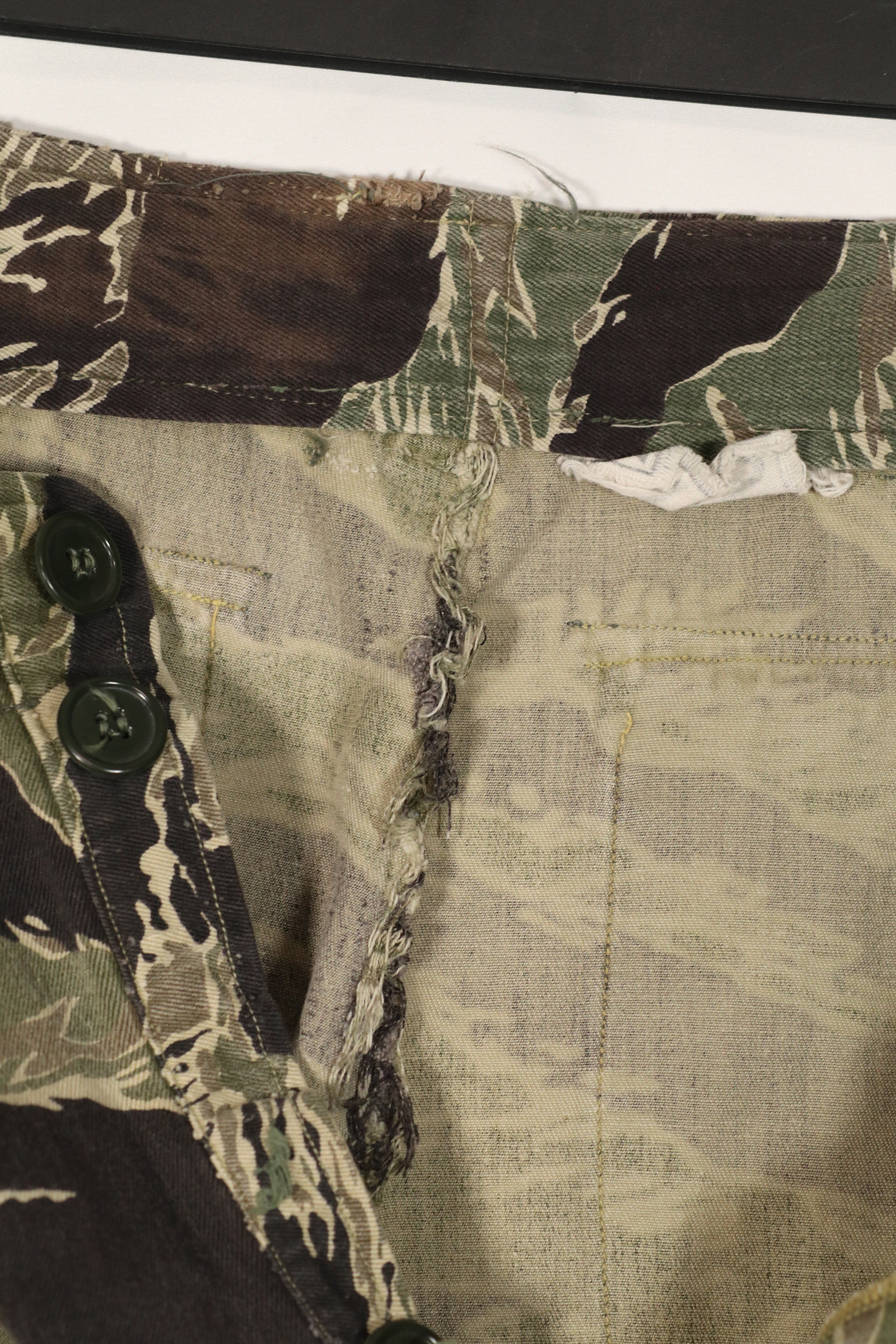 正品冲绳虎纹裤，AS码，小号，二手