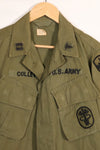 1966-67 S-R 3rd Model Jungle Fatigue Jacket MACV Medic with first patch used