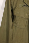 1966-67 S-R 3rd Model Jungle Fatigue Jacket MACV Medic with first patch used