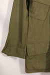 1966-67 S-R 3rd Model Jungle Fatigue Jacket MACV Medic with first patch used