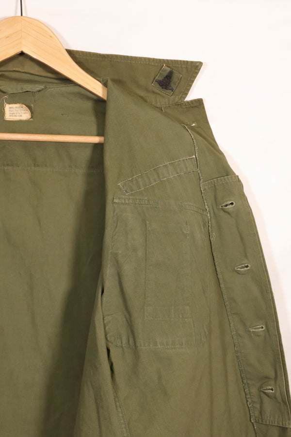 1966-67 S-R 3rd Model Jungle Fatigue Jacket MACV Medic with first patch used