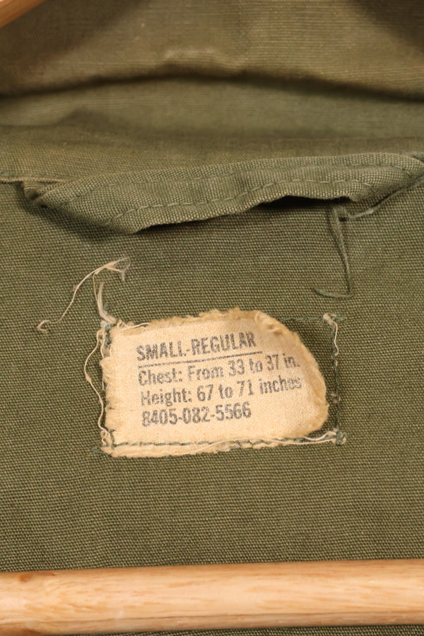 1966-67 S-R 3rd Model Jungle Fatigue Jacket MACV Medic with first patch used