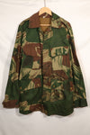 実物　ローデシア軍　ローデシア迷彩　4つポケット　ジャケット　退色あり　中古品