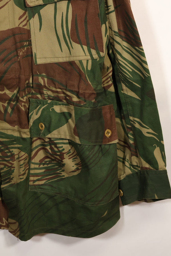 実物　ローデシア軍　ローデシア迷彩　4つポケット　ジャケット　退色あり　中古品