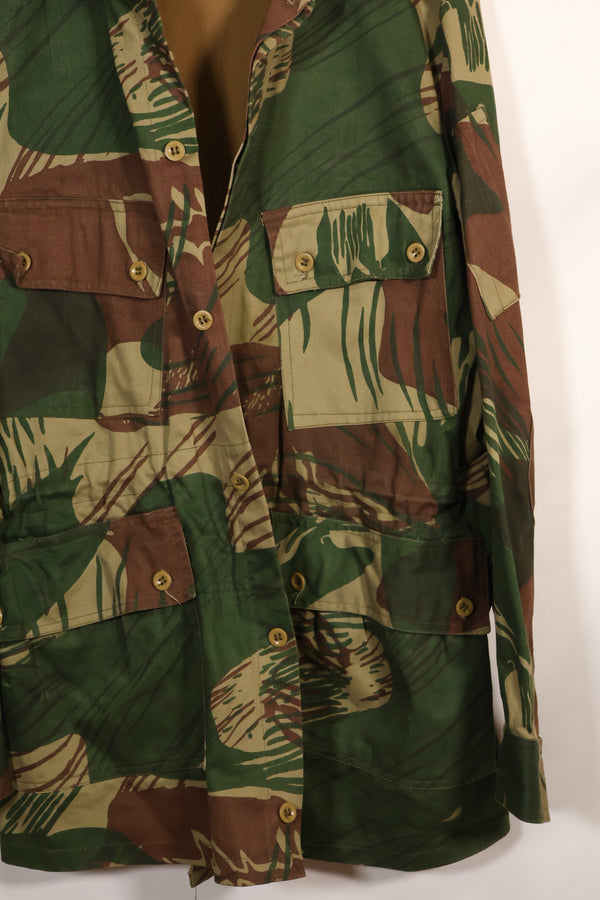 実物　ローデシア軍　ローデシア迷彩　4つポケット　ジャケット　退色あり　中古品