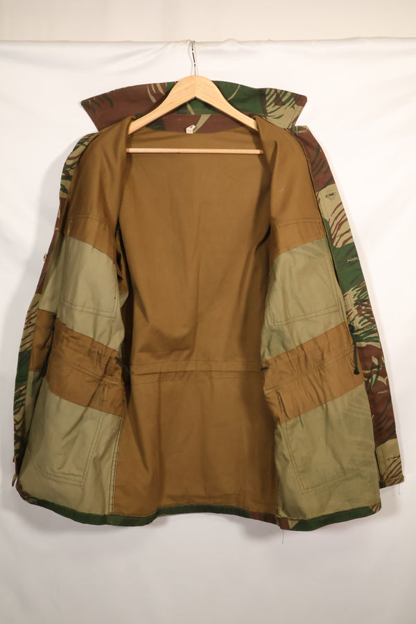 実物　ローデシア軍　ローデシア迷彩　4つポケット　ジャケット　退色あり　中古品