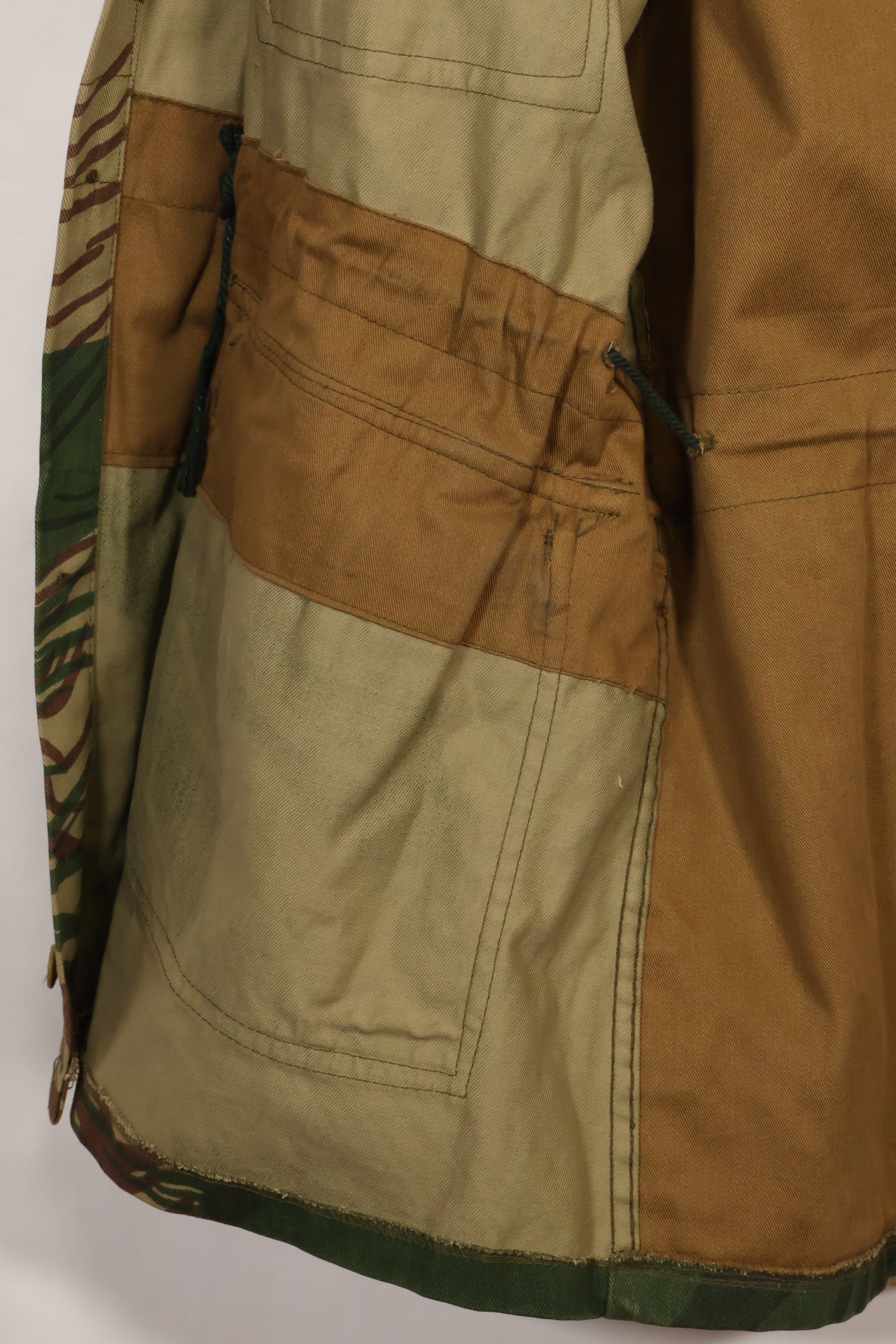 実物　ローデシア軍　ローデシア迷彩　4つポケット　ジャケット　退色あり　中古品