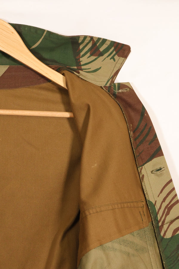 実物　ローデシア軍　ローデシア迷彩　4つポケット　ジャケット　退色あり　中古品