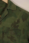 実物　1960年代　ARVN　ローカルメイド迷彩　シャツ　摩耗あり　中古品