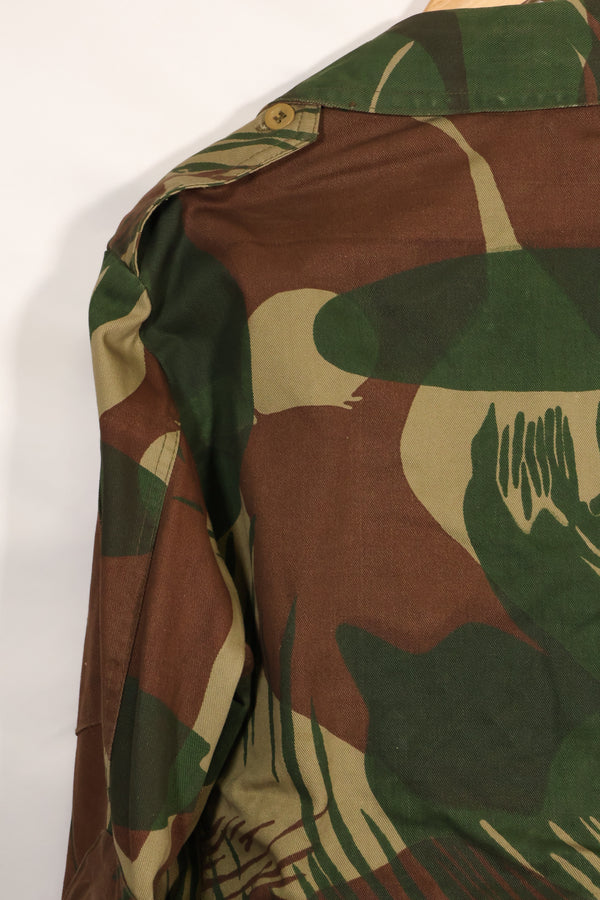 実物　ローデシア軍　ローデシア迷彩　4つポケット　ジャケット　退色あり　中古品