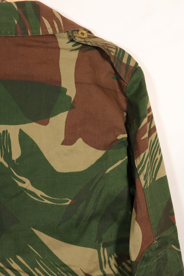 実物　ローデシア軍　ローデシア迷彩　4つポケット　ジャケット　退色あり　中古品