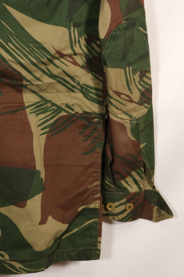 実物　ローデシア軍　ローデシア迷彩　4つポケット　ジャケット　退色あり　中古品