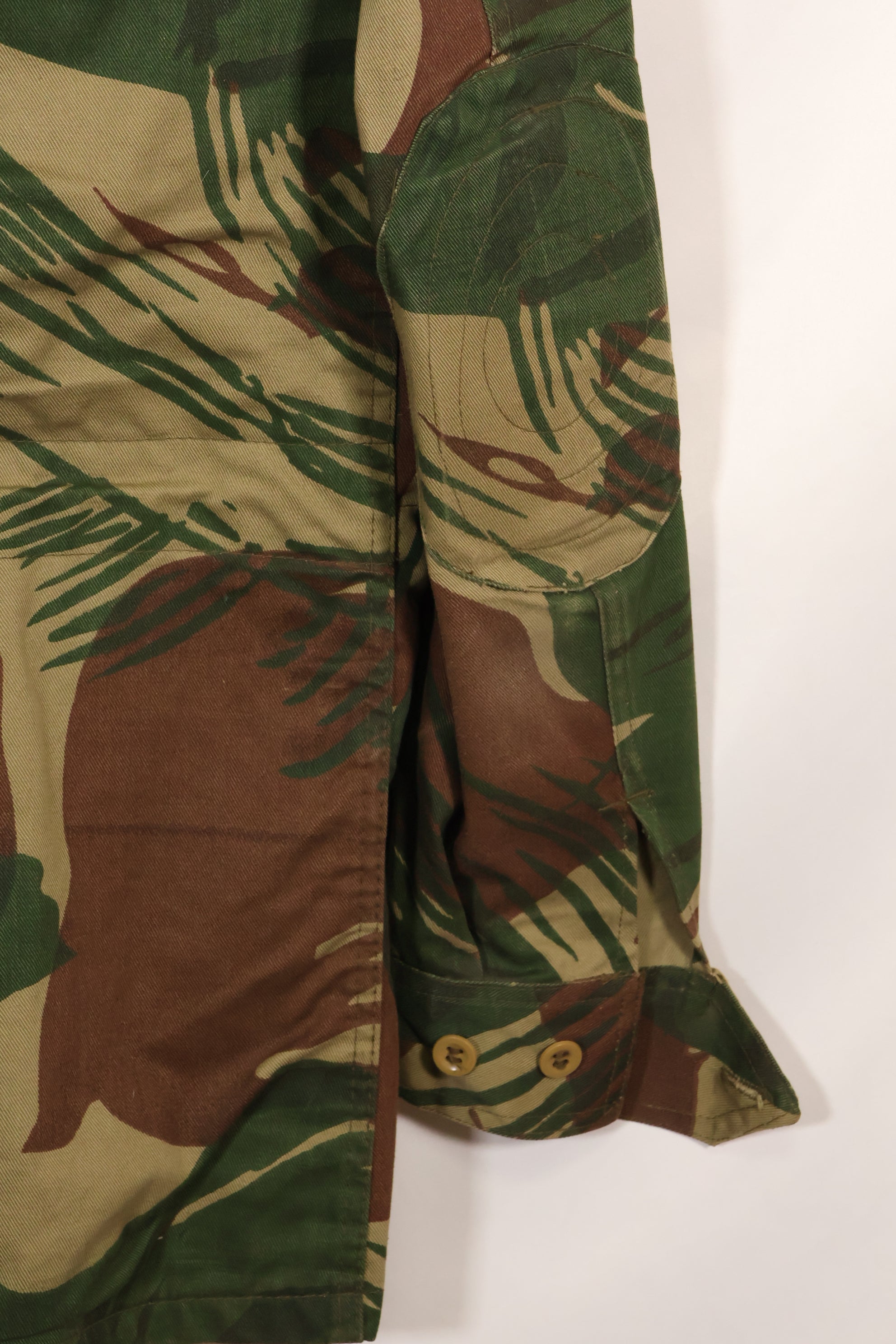 実物　ローデシア軍　ローデシア迷彩　4つポケット　ジャケット　退色あり　中古品