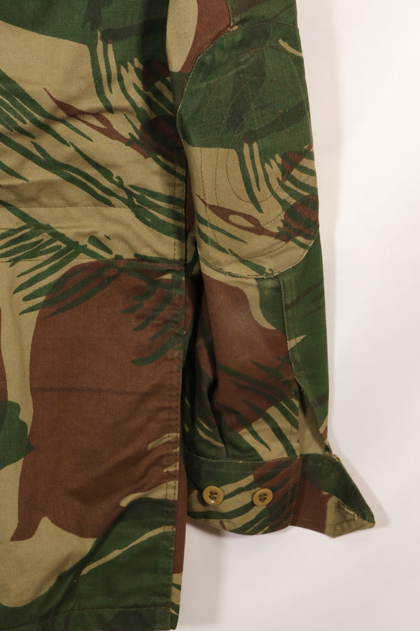 実物　ローデシア軍　ローデシア迷彩　4つポケット　ジャケット　退色あり　中古品